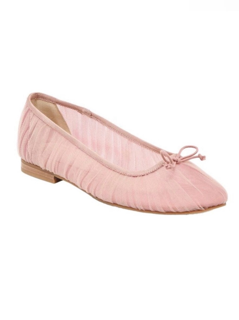 Dolce Vita Blush Pink Tulle Cassia Ballet Flat Sz 7.5